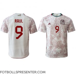 Mexiko Raul Jimenez #9 Borta Matchtröja VM 2022 Kortärmad